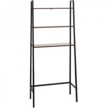 Estantería de baño independiente Chic - 155x64x25 cm - Metal y madera - 3 estantes - Diseño industrial