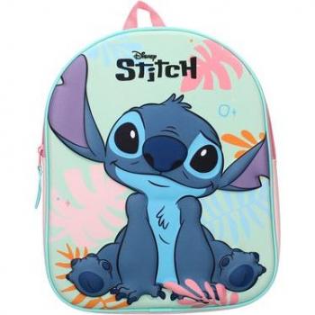 Mochila Infantil 3D Stitch Dulce pero Espaciosa 11x26x32 Cms