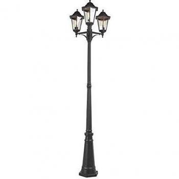 Farol exterior rural negro IP44 New Orleans 3