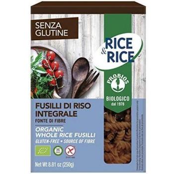 Rice&Rice Espirales 100 Arroz Integral Bio 250 Gr Sin Glute Arroz Y Pasta 300 g