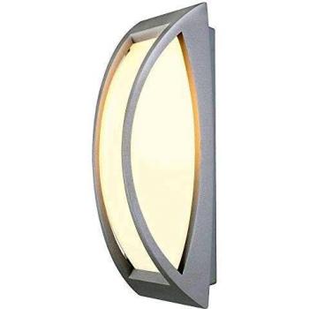 Aplique Exterior Meridian 2, E27, Silbergrau, Max. 25W, IP54