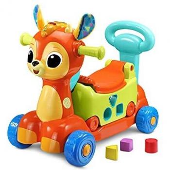 VTech Pradera la cervatilla correpasillos, Andador Interactivo para Aprender a Caminar-Juguete bebés +1 año-Versión ESP