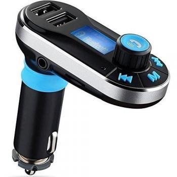 ONX3 Dell Vostro 15 3000 15 5 en 1 Universal del Coche FM Transmisor Wireless Bluetooth Car Kit Modulador con Reproductor de Música, Cargador Dual del Coche USB, Tarjeta del SD / TF, Control de la Música, Llamadas Manos Libres