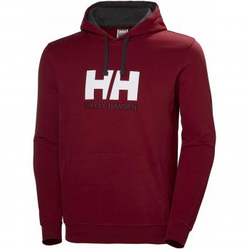 Helly Hansen HH Logo Hoodie Sudadera con Capucha, Hombre, Oxblood, XL