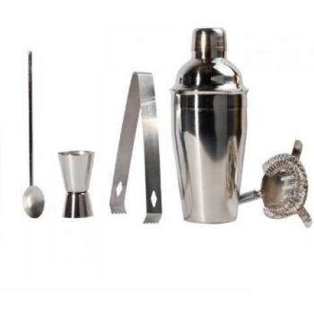 Sonline Lote de 5 Cocktail acero inoxidable Shaker Set Mixer
