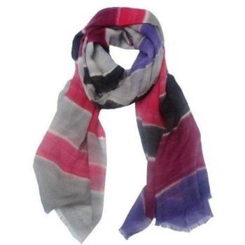 Cornici - Foulard unisex, talla One Size - talla alemana, color gris/fuxia