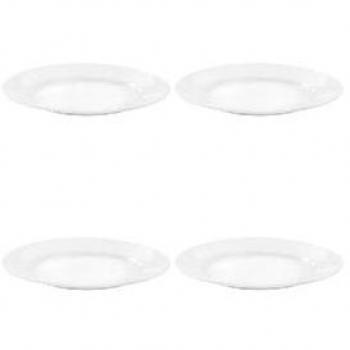 Platos Grand Cru 23 cm Blancos - Set de 4 piezas