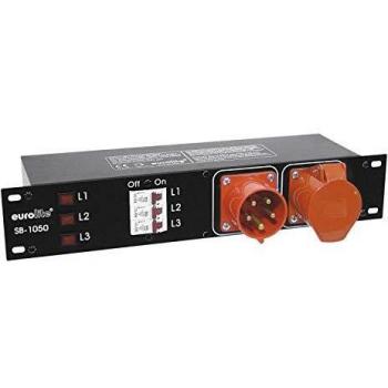 Eurolite SB-1050 32A Power Distributor with 19 Rack Mount