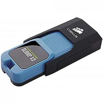 Corsair Voyager Slider X2 - Unidad Flash USB 3.0 de 128 GB, Color Negro