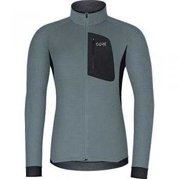 GORE WEAR Gore M Thermo Camiseta, Hombre, Gris Claro/Negro, S