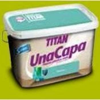 Titan 69635305 - Pintura plástica mate VERDE CLOROFILA Titan UNA CAPA