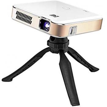 Proyector Portátil Inteligente Kodak Luma 400 - Sin Cable, Resolución Nativa 720p (4K), Compatible con Wi-Fi, Bluetooth, HDMI y USB, Hasta 150 Pulgadas, 200 Lumens ANSI