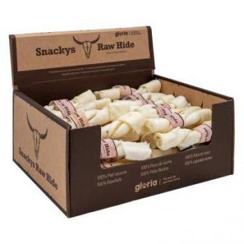Gloria-Snack para Perros Twin Stick Masticable de Cuero Crudo 25g
