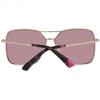 Rose Gold Mirrored Women's Sunglasses - Web Eyewear WE0285 59mm