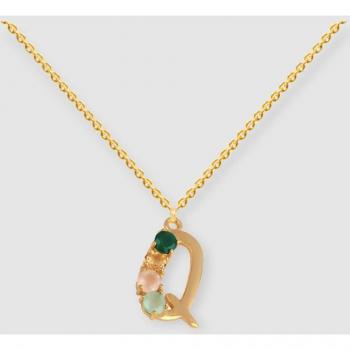 Colgante Letters Inicial Q - Lavani Jewels