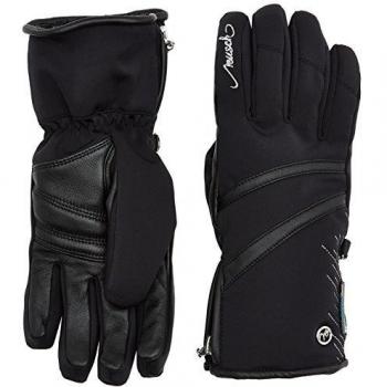 Reusch Mujer Lore Stormbloxx Guantes, Mujer, Color Negro, Plata, tamaño 6.5