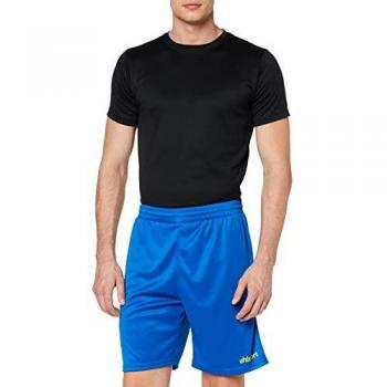 uhlsport Center Basic Shorts Without Slip Shorts De Juego, Hombre, Azur/Lima Amarillo, 152