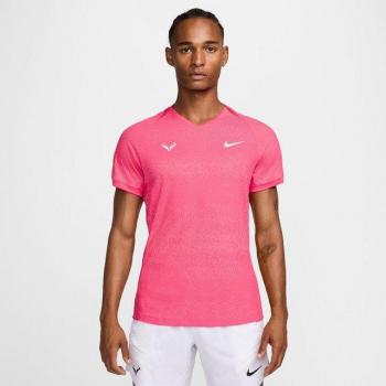 Camiseta de Tenis Nike Dri-Fit RAFA Advantage para Hombre - Rosa - Talla L