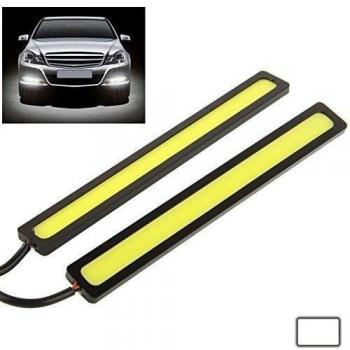 2 X 6W Blanco Diy Led Luz Corriente Diurna / Lámpara Drl, Longitud: 14Cm