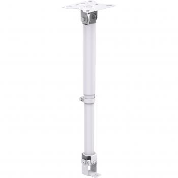 Soporte Telescópico Profesional de Techo para Cámaras Web Vision - Garantía de por Vida, color blanco, compatible con cámaras web, diseño ajustable y fácil instalación