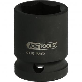Llave de vaso de impacto hexagonal Kstools 1.1/2, 100 mm, corta