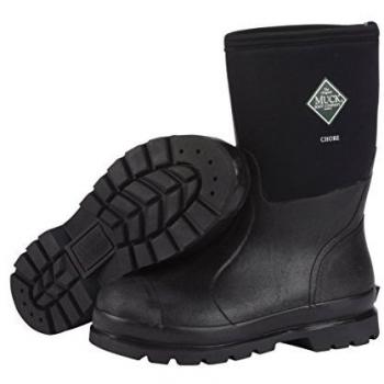 Muck Boots Chore Classic Mid Waterproof Rubber Work Boot - Men's, Black, Size 10