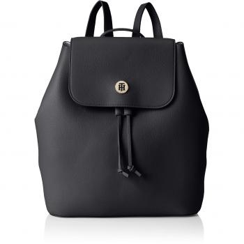 Tommy Hilfiger - Charming Backpack, Mochilas Mujer, Negro