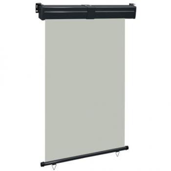 Toldo lateral de balcón gris 125x250 cm