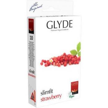 Preservativos Glyde Ultra Slimfit Fresa 17 cm (10 uds) Veganos