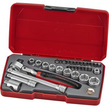 Juego de Llaves de Vaso 3/8 de 34 Piezas T3834S Tengtools