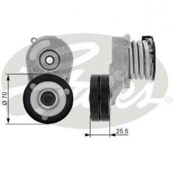 GATES Tensioner Pulley, timing belt; Deflection/Guide Pulley, timing belt T38432 - Polea tensora, correa poli V GATES T38432