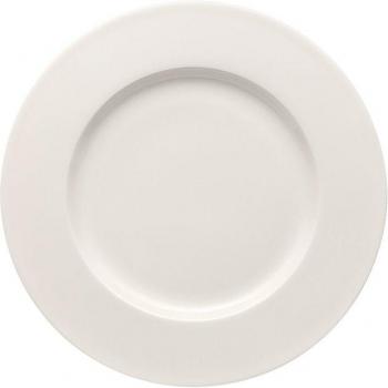 Plato de desayuno Rosenthal Brillance Blanco 19 cm con ala de Bone China