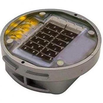 Luminaria Solar MITRA 3 LED Intermitente Ámbar - Ahorro Energético