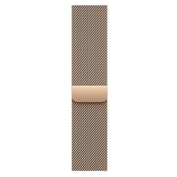 Correa Apple Milanesa Loop en color oro para Apple Watch de 46mm - Talla S/M - Acero inoxidable