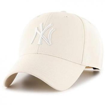 Gorra 47 Brand 'New York Yankees' Natural - Diseño Clásico y Cómodo para Hombre, Gorra beige para hombre