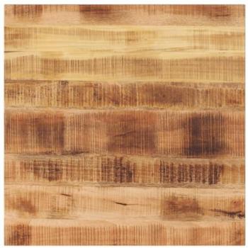 Tablero de mesa cuadrado de madera maciza de mango 80x80x1,5 cm
