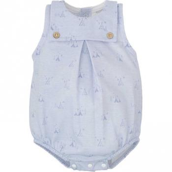Ranita de bebé niño estampada sin mangas