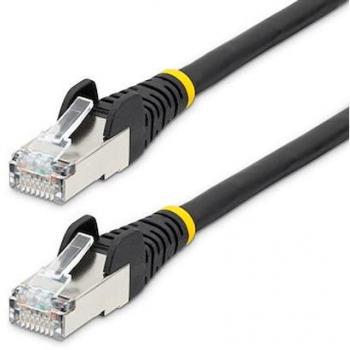 Cable de Red Rígido UTP Categoría 6 Startech NLBK-750-CAT6A-PATCH, 75m, Ethernet CAT6a, color negro, Low Smoke Zero Halogen (LSZH), compatible con
