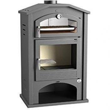 ESTUFA LEÑA DOBLE COMBUSTION C/ HORNO M-106