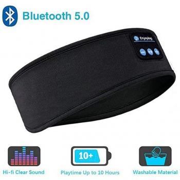 Auriculares Inalámbricos Bluetooth para Dormir con Diadema Deportiva Fina, Suave y Cómoda, Máscara de Ojos para Música en Lado