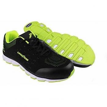 Zapatillas de Seguridad Goodyear Phoenix S1P Negro/Verde Talla 46 - Modelo 1571T46