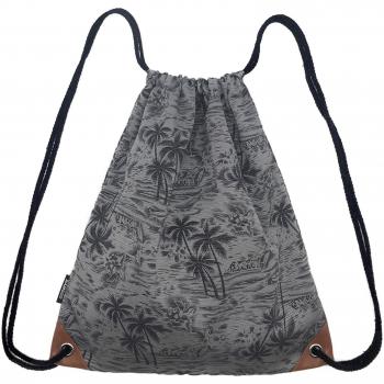 samgoo Saco de lona Bolso mochila Gym Deporte Bolsa de deporte bolsa de deporte, Coco Árboles Bolsa Bolsa Hipster para viajes deportes, gris