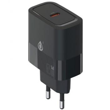 Cargador de Red GaN Rápido 65W USB-C Sin Cable Negro NA0431