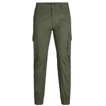 Jack & Jones Plus Size Slim Tapered Cargo Pants - Olive Night