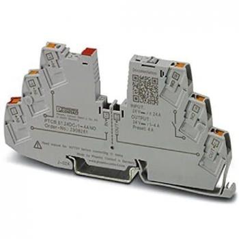 Interruptor automático electrónico Phoenix Contact PTCB E1 24DC/1-4A, 4A, Montaje en Carril DIN, 1 canal