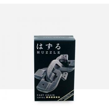 Rompecabezas Huzzle Cast Chain - Hanayama L6, tipo de rompecabezas en metal, diseño intrincado, dificultad nivel 6, ideal para entusiastas de los rompecabezas y coleccionistas