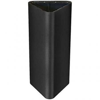 Contenedor de Basura Pure Elegance, 60 L, Diseño Triangular, Acero Negro