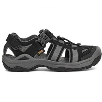 Sandalias de montaña Teva Omnium 2 para hombre, color verde y negro