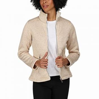Regatta Women's Razia II Full Zip Bonded Fleece Jacket - Light Vanilla Moccasin, Size 14