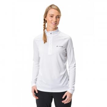 Camiseta de Manga Larga Vaude Larice Light II Blanca para Mujer